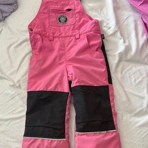 Pink and Black Deux par Deux snowpants